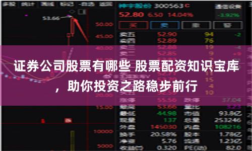 证券公司股票有哪些 股票配资知识宝库，助你投资之路稳步前行